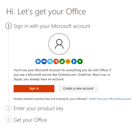 sign in microsoft email