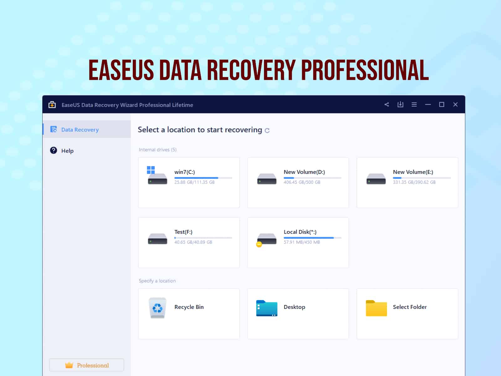 easeus data recovery software